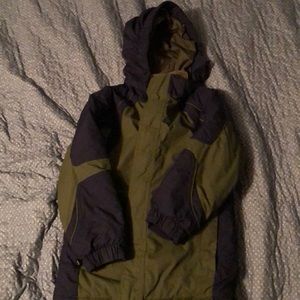 Boys’ L.L. Bean hunter green/navy winter jacket